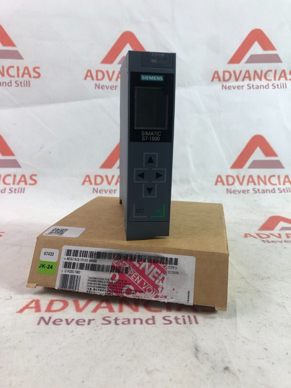 Siemens Simatic S7-1500, 6es7513-1fl01-0ab0, 6es7 513-1fl01-0ab0, New Open Box.