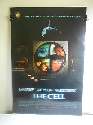 The Cell (2000) Original 2 Sided Advance Movie Poster Jennifer Lopez JLo 27x40