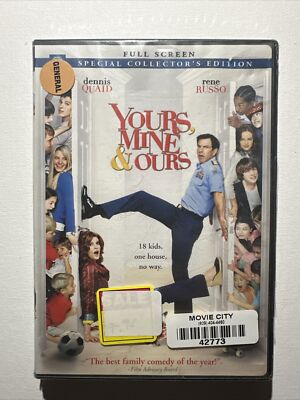 YOURS MINE AND OURS DVD SPECIAL COLLECTORS EDITION, DENNID QUAID- NEW SEALED