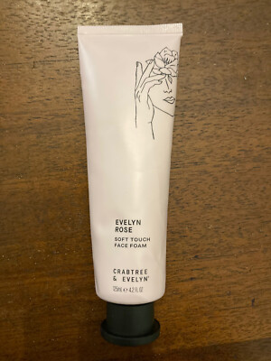 NEW Crabtree & Evelyn Evelyn Rose Soft Touch Face Foam 4.2 oz SEALED