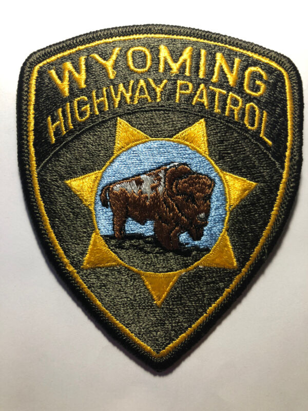 Wyoming Highway Patrol Patch ~ Green