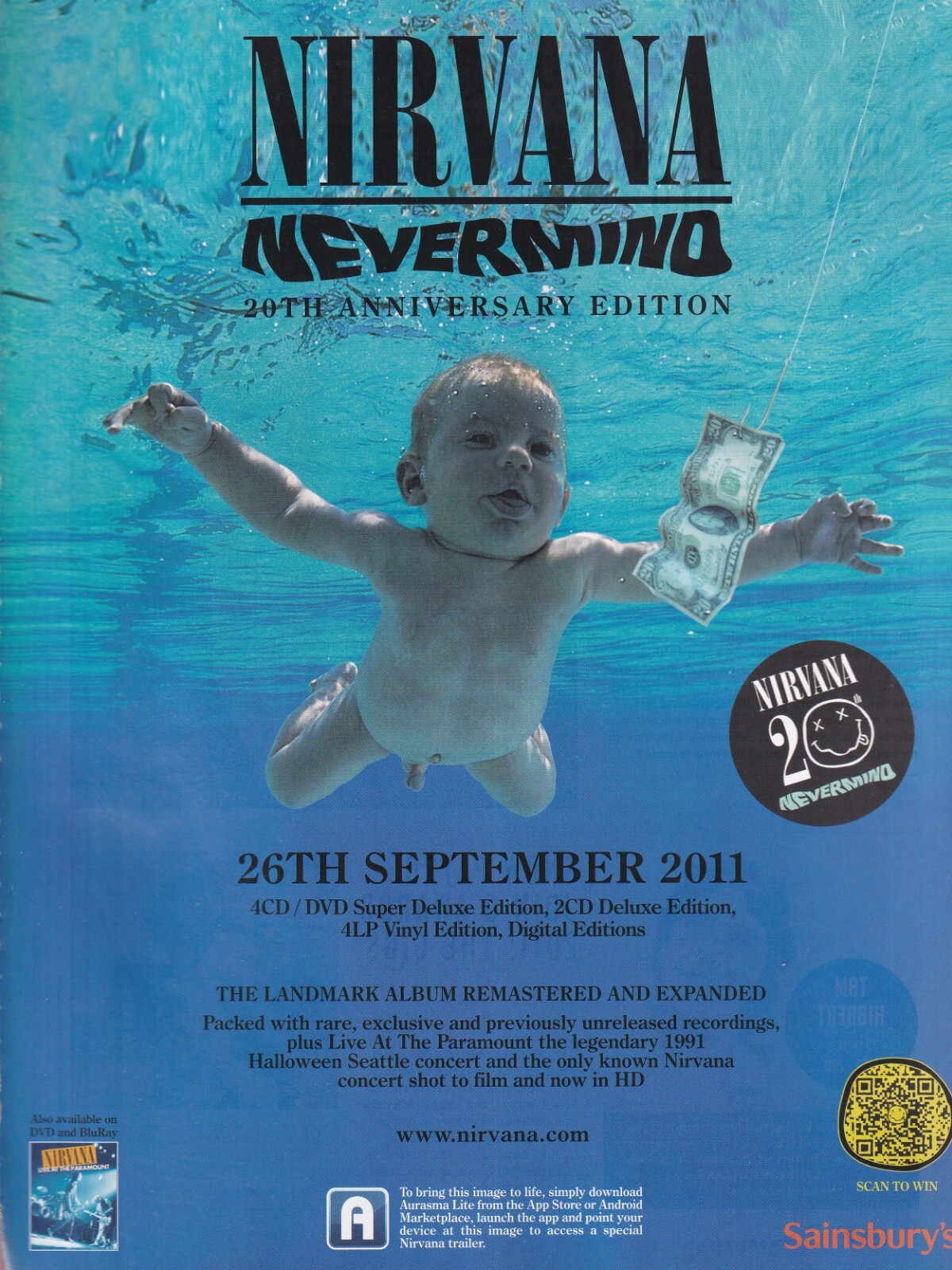 NIRVANA NEVERMIND 20th ANNIVERSARY DVD付き Amazon.co.jp: Nevermind -Deluxe-: ミュージック