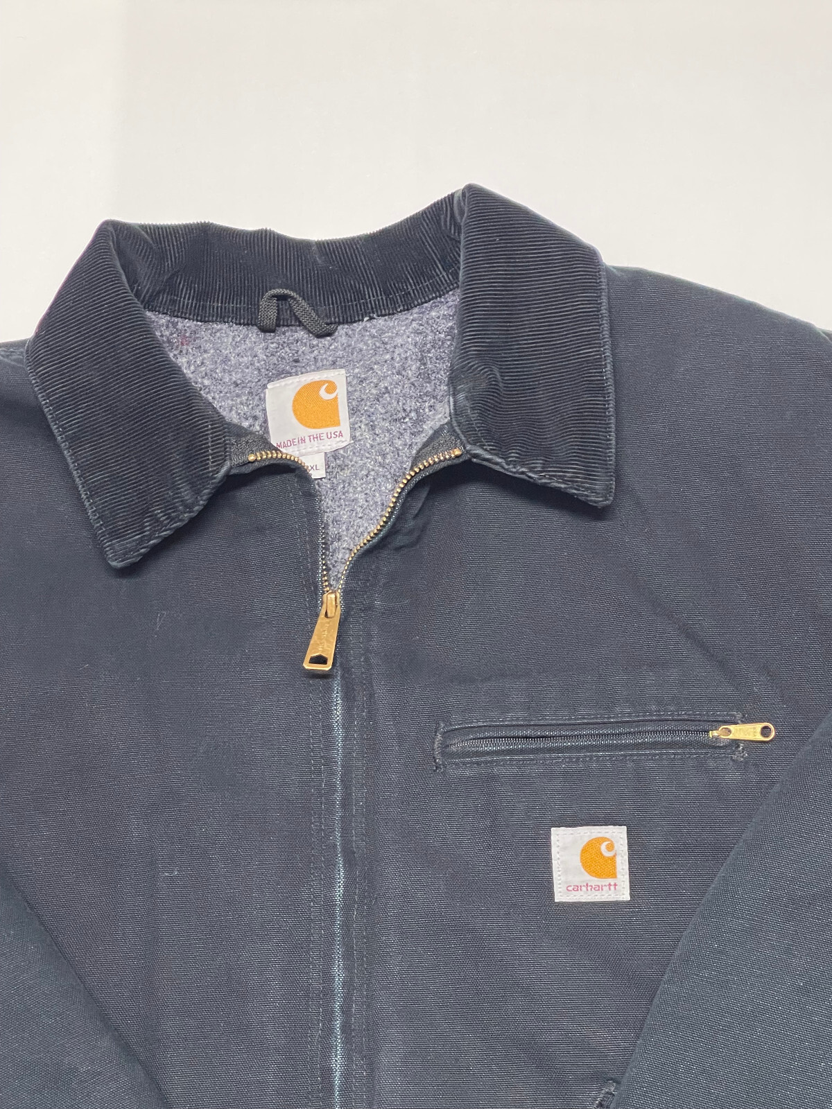 Carhartt J001 BLK Detroit Jacket Mens 2XL 125th Anniversary Made