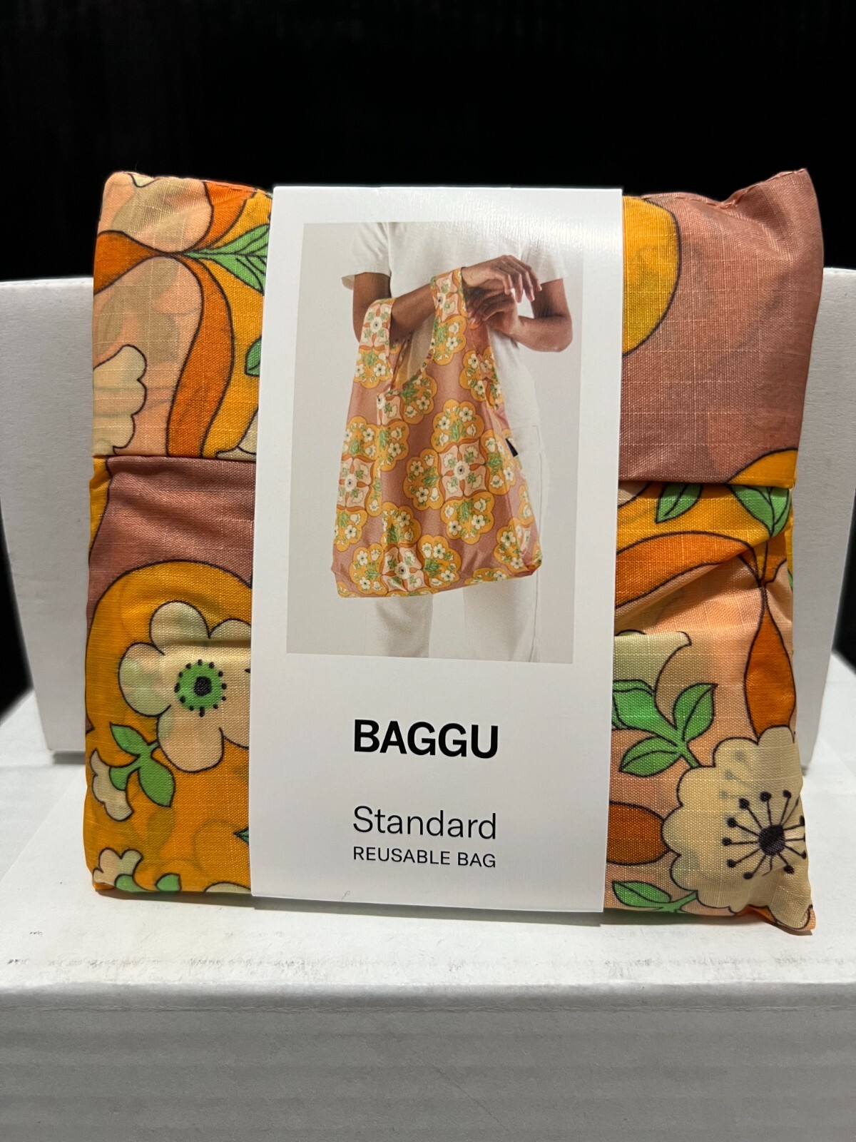 BAGGU Medallion Flower Standard Reusable Bag NWT HTF Rare | eBay
