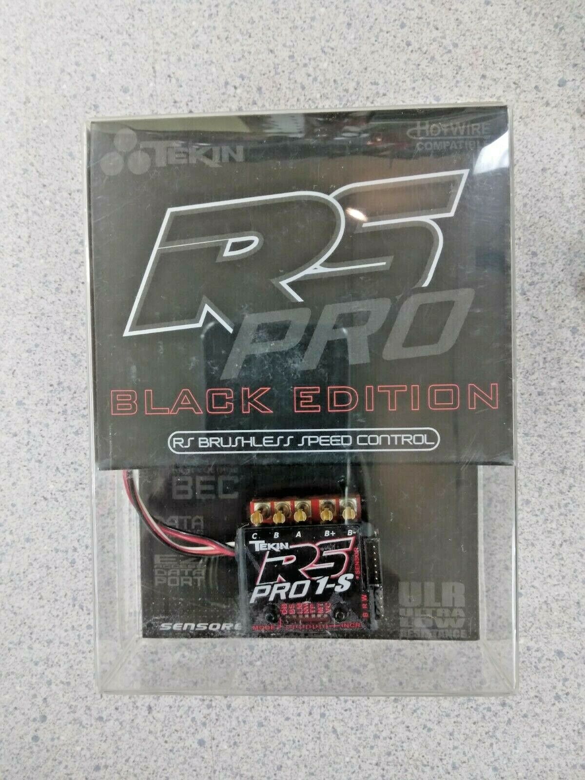 Tekin RS Pro Black Edition BL 1S 1/12 Sensored/Sensorless Tekin RS Pro Black Edition BL 1S 1/12 Sensored/Sensorless