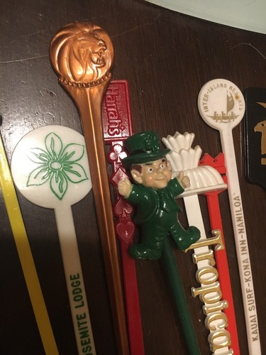 50+ Vintage Drink Stir Sticks from Casinos, Hotels & Restaurants (CA, NV & HI)