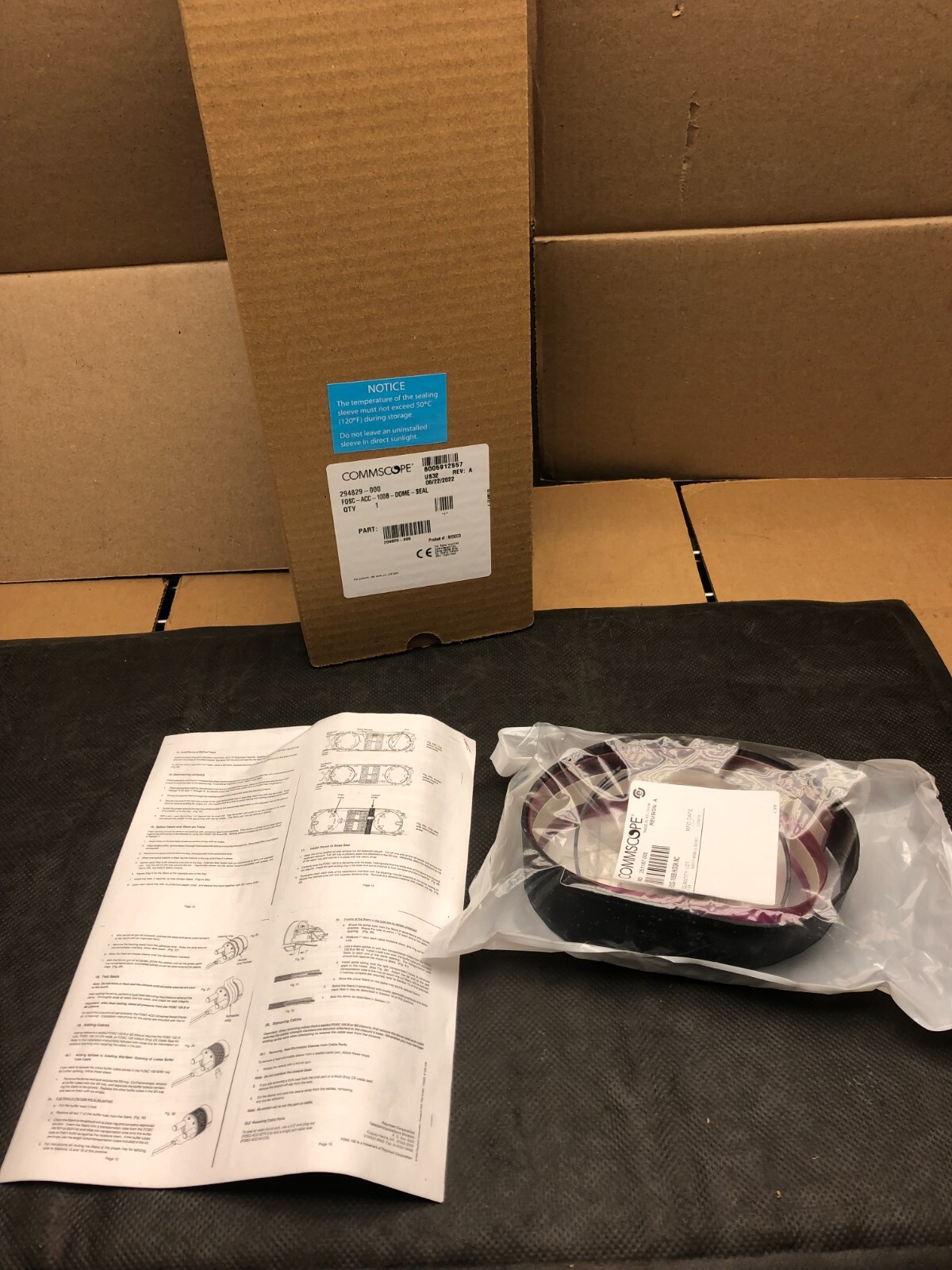COMMSCOPE 294829-000 FOSC-ACC-100B-DOME-SEAL NEW FREE COMMSCOPE 294829-000 FOSC-ACC-100B-DOME-SEAL NEW FREE