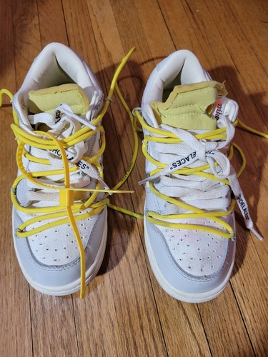 Size 5.5 - Nike Dunk Low x Off-White Lot 29 of 50 Sail