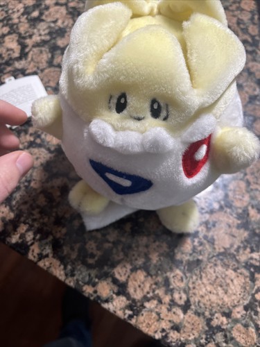 Nintendo Togepi Pokemon 6" Electronic Battery Plush Soft Toy Hasbro 1998 Tested