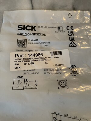 (20) SICK IME12-08NPOZW2S 1040786