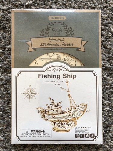 Fishing Ship Diy For Adult Difficult Assembly Puzzle