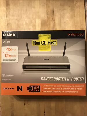 D-Link RangeBooster N DIR-625 300 Mbps 4-Port 10/100 Wireless N Router (DIR-625)