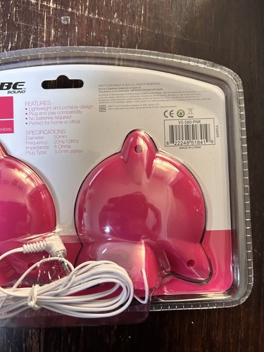 Vibe Sound Star Burst 3.5mm Mini Portable Stereo Speakers All New