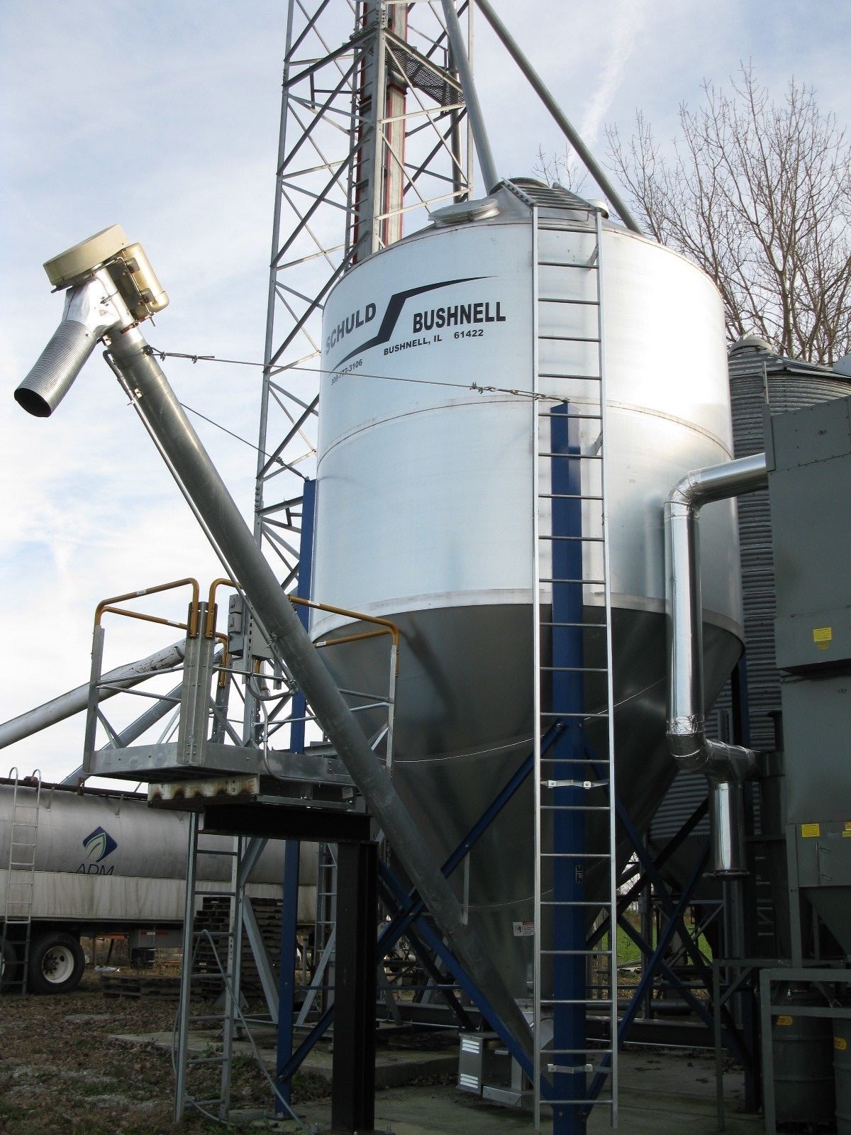Bulk Soybean Meal Bin, 34 Ton