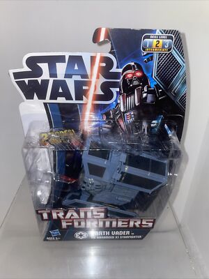 Star Wars Transformers Darth Vader to Tie Advanced X1 Starfighter