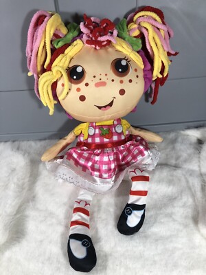Flip Zee Girls Zana Very Berry Stawberry Reversible Plush Doll Cuddly 2 in 1 Toy