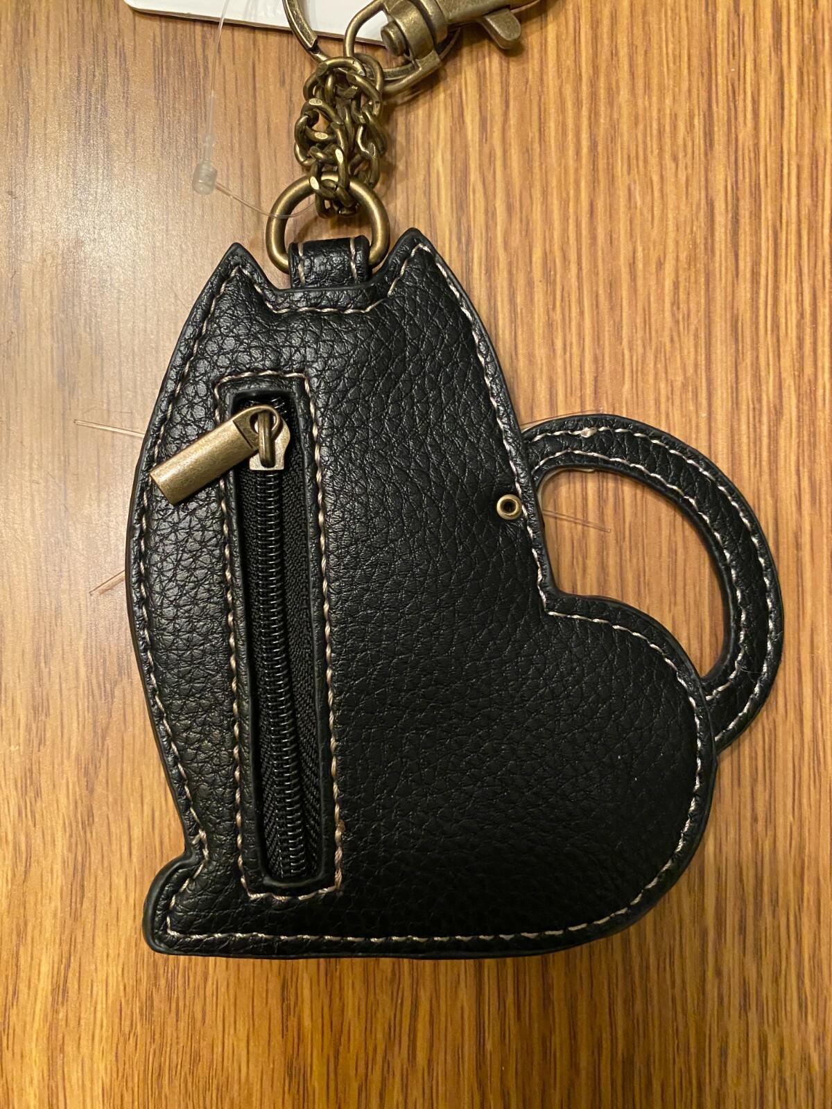 CHALA - CAT KEY FOBS - 6 CHOICES!! Coin Purse on the Back - NEW ORANGE TABBY!