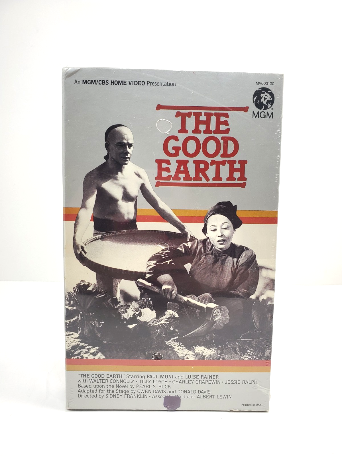 The Good Earth MGM VHS 1983 Release Book Fold Case Big Box Video Tape NEW SEALED