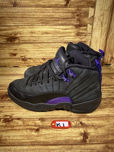 Nike Air Jordan 12 Retro Black Dark Concord Size 6Y DH0905