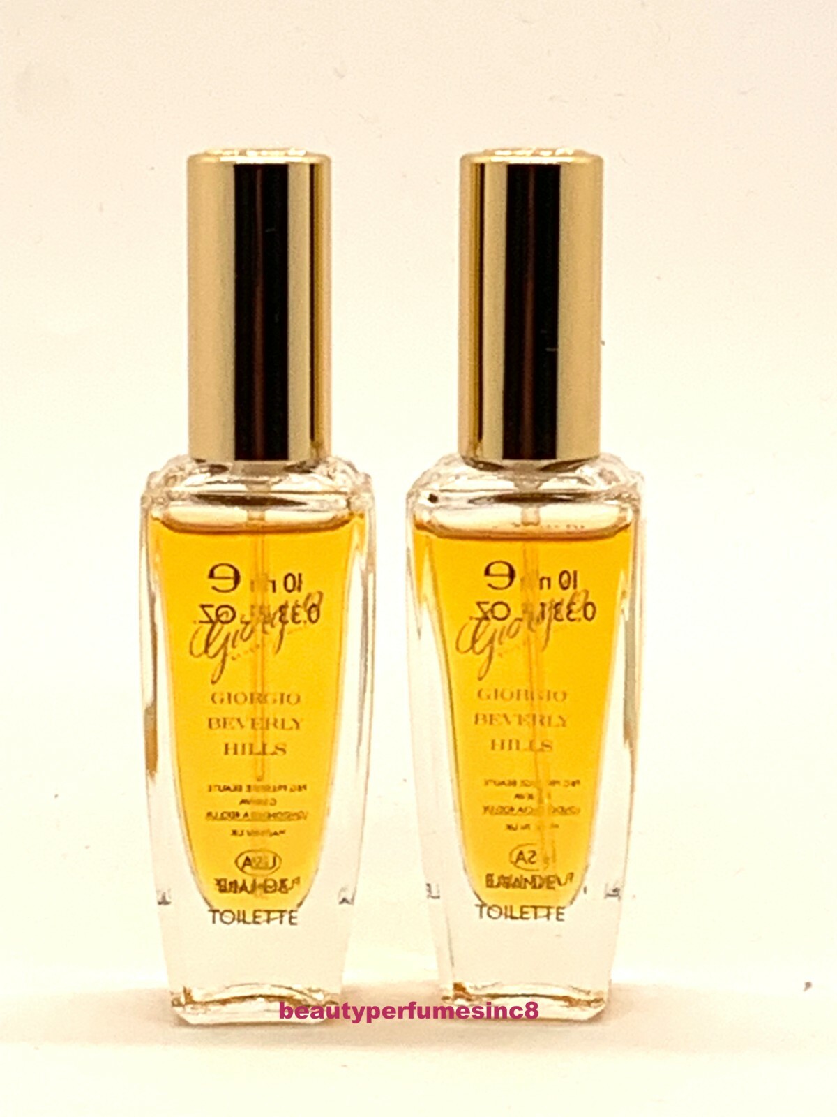 Giorgio Beverly Hills For Women EDT Perfume Spray 0.33oz Without box (2 PCs)