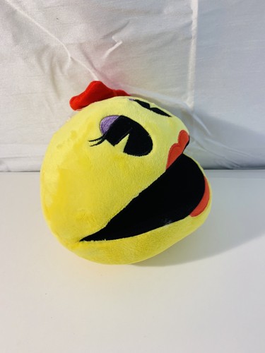 Ms. Miss Pac-Man Plush Toy Factory Bandai Namco Plush New Old Stock Original Tag