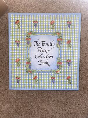 NEW The Family Recipe Collection Book Organizer For Cards Cooking Note Photo NIB