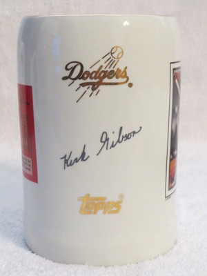 Kirk Gibson Topps Rookie Card Heirloom Tradition Sports Nostalgia Stein Mug