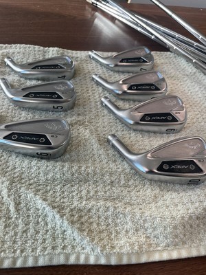 Callaway Apex CB 24 Iron Set 4-PW HEADS ONLY Mens RH With Spare Shafts