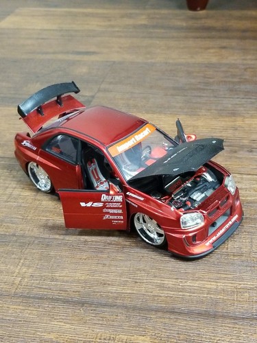 Subaru Impreza WRX STi Red Jada Toys Import Racer! 1:24