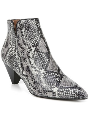 

FRANCO SARTO Женские серые кожаные ботильоны из змеиной кожи с вырезами Dare 2, 10 м, Серый, G6183L1