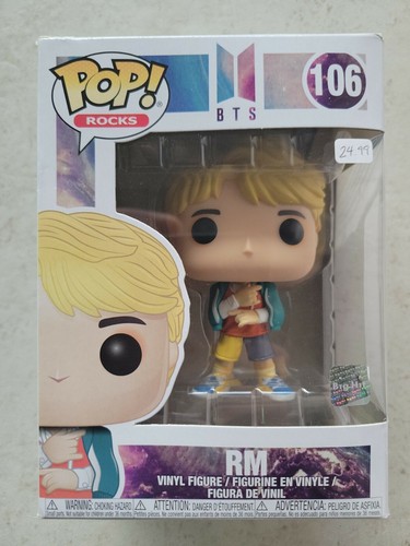 NEW FUNKO POP! ROCKS BTS BAND MEMBER RM #106 VINYL FIGURE