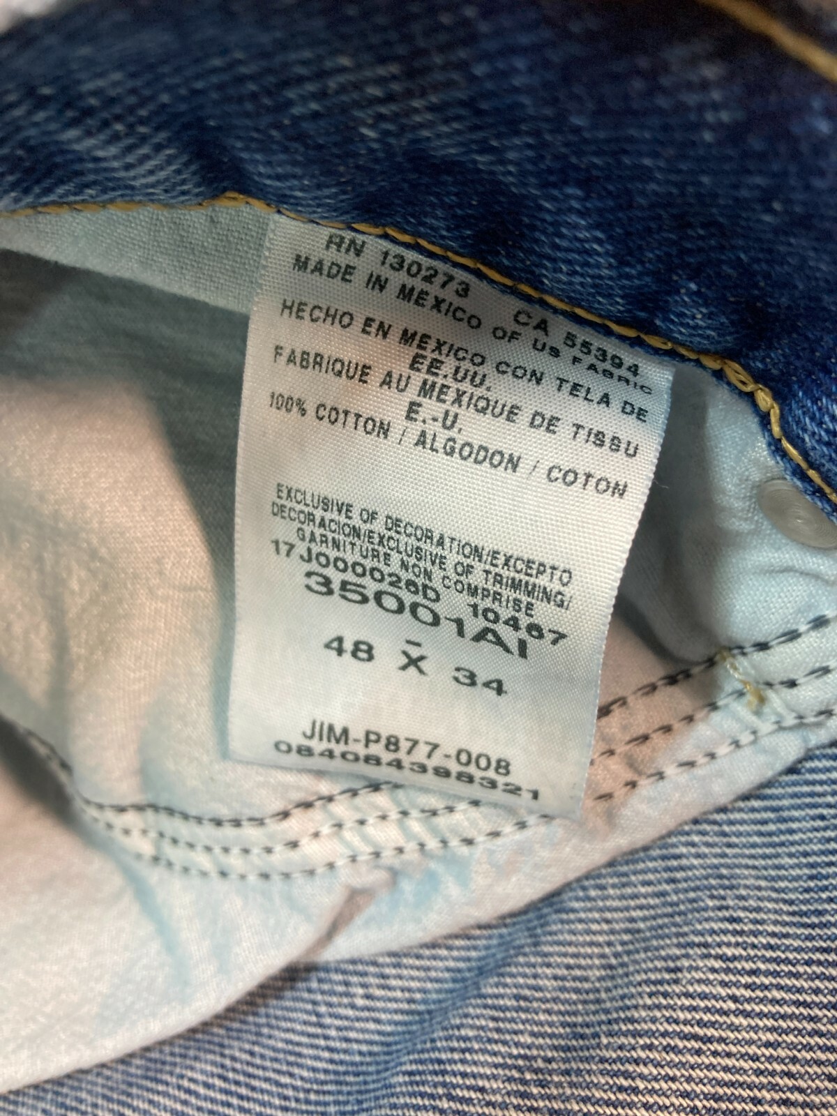 Wrangler Relaxed Fit Rugged Wear Blue 