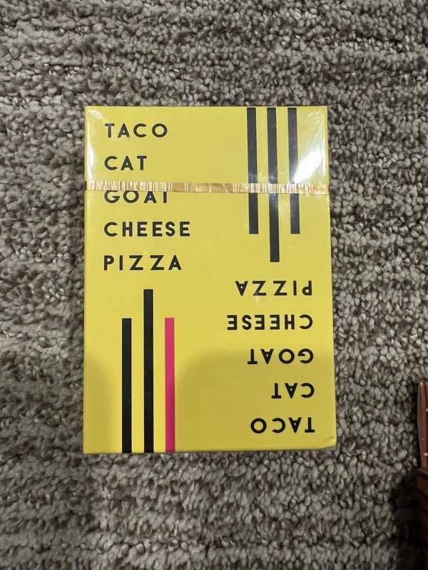 Taco Cat Goat Cheese Pizza Card Game
