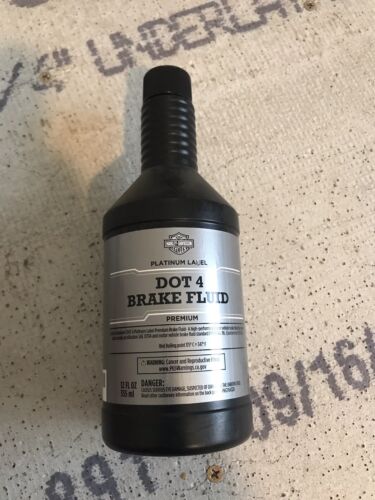 Genuine Harley Davidson  12 Fl oz. DOT 4 Brake Fluid Platinum Label