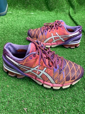 Asics Gel-Kinsei 5 Women's Running Shoes - Purple/Coral Pink - Sz 7.5