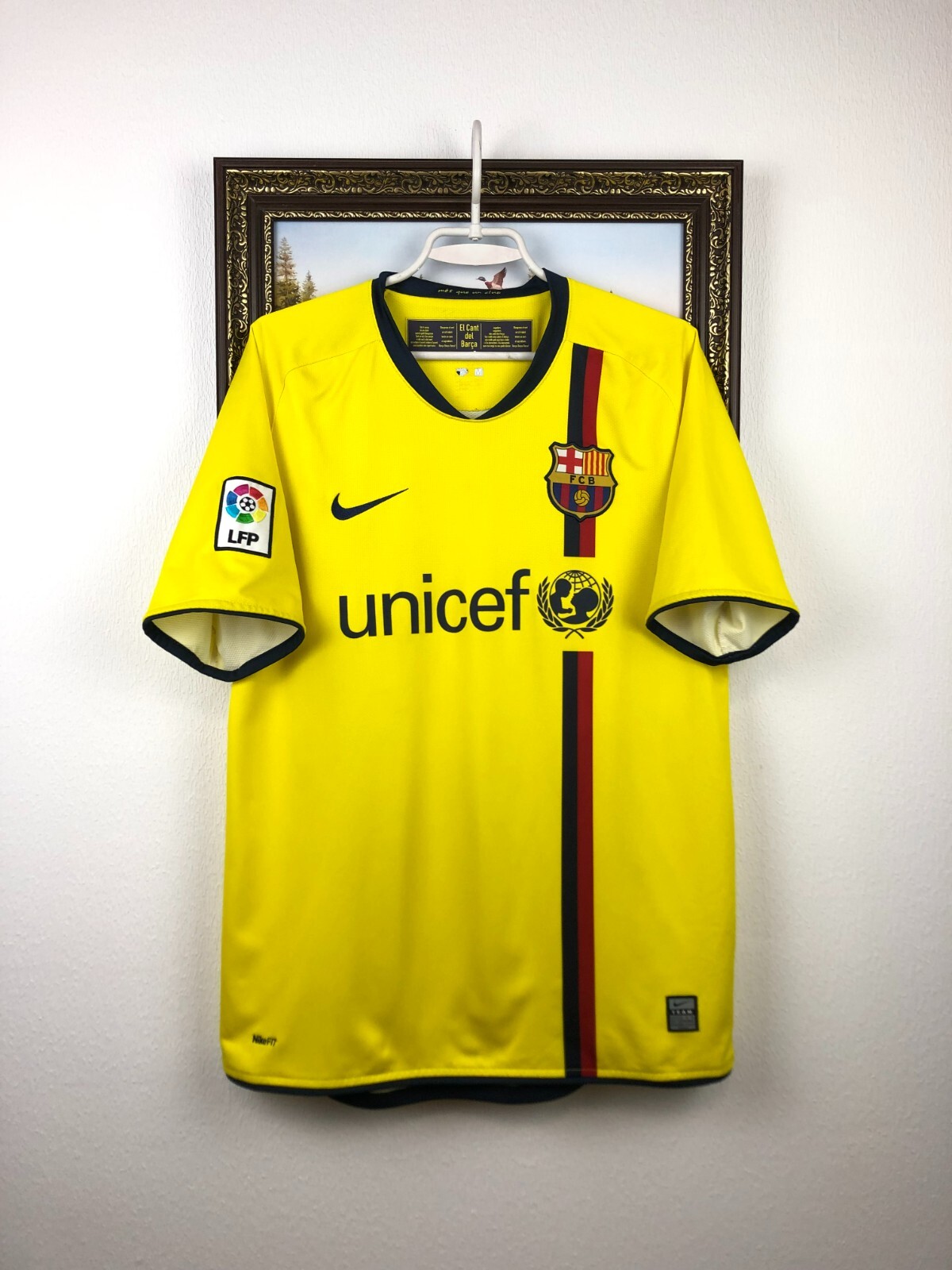 FC Barcelona Nike イエローアウェイ 多分2005/06 FC Barcelona Nike イエローアウェイ 多分2005/06 Barcelona