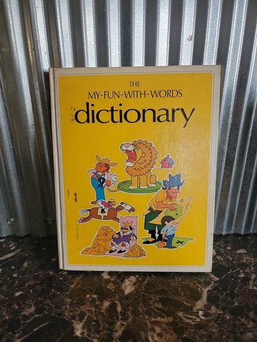 65‐⑧DWE  Fun With Words CD＆Book Vtg 1974 The My-Fun-With-Words Dictionary Book 2 Color