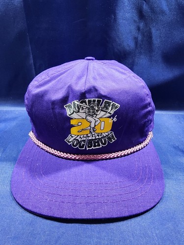 Vintage Buckley 20th Annual Log Show Sportcap Hat Purple