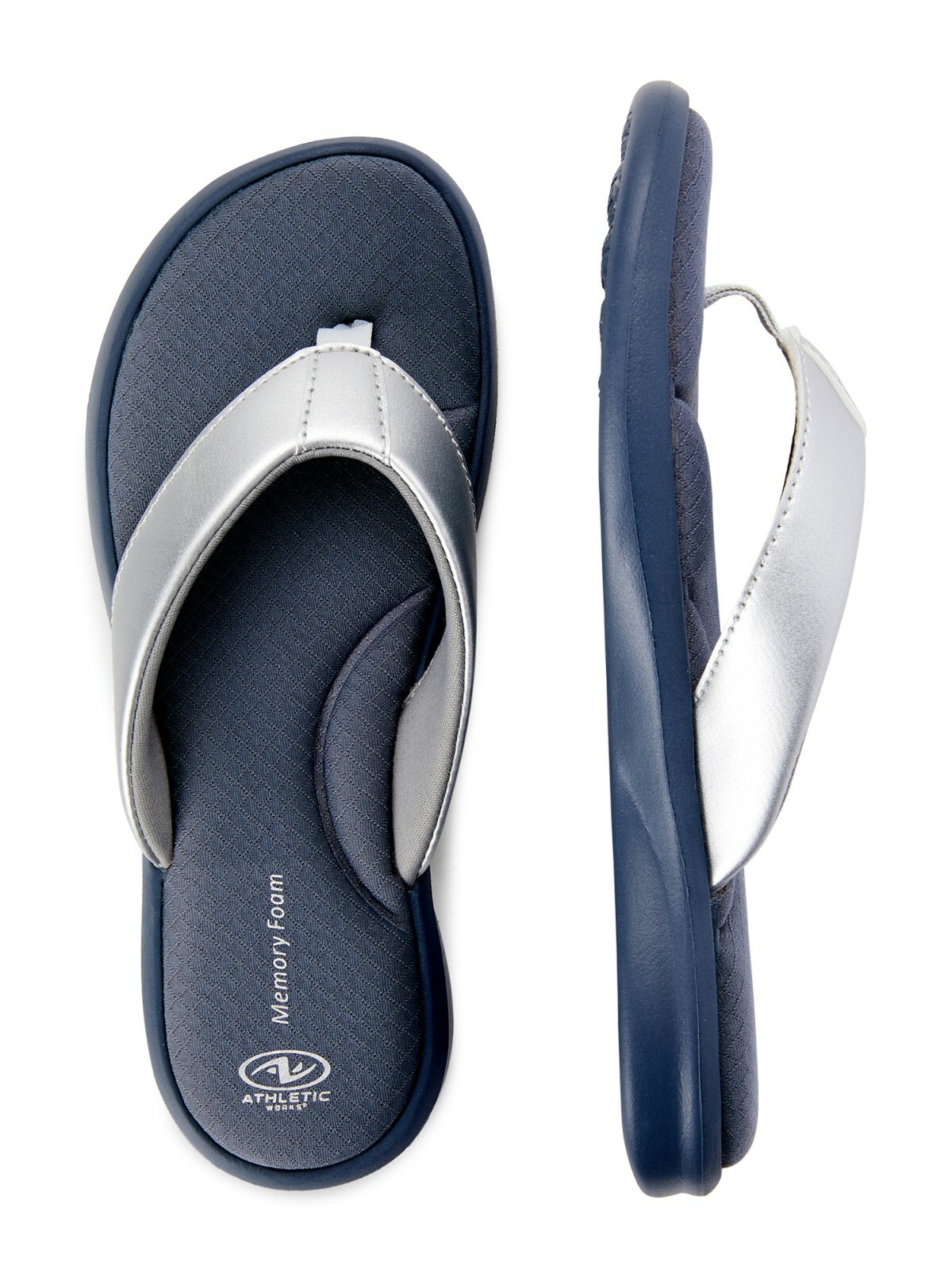 athletic memory foam flip flops