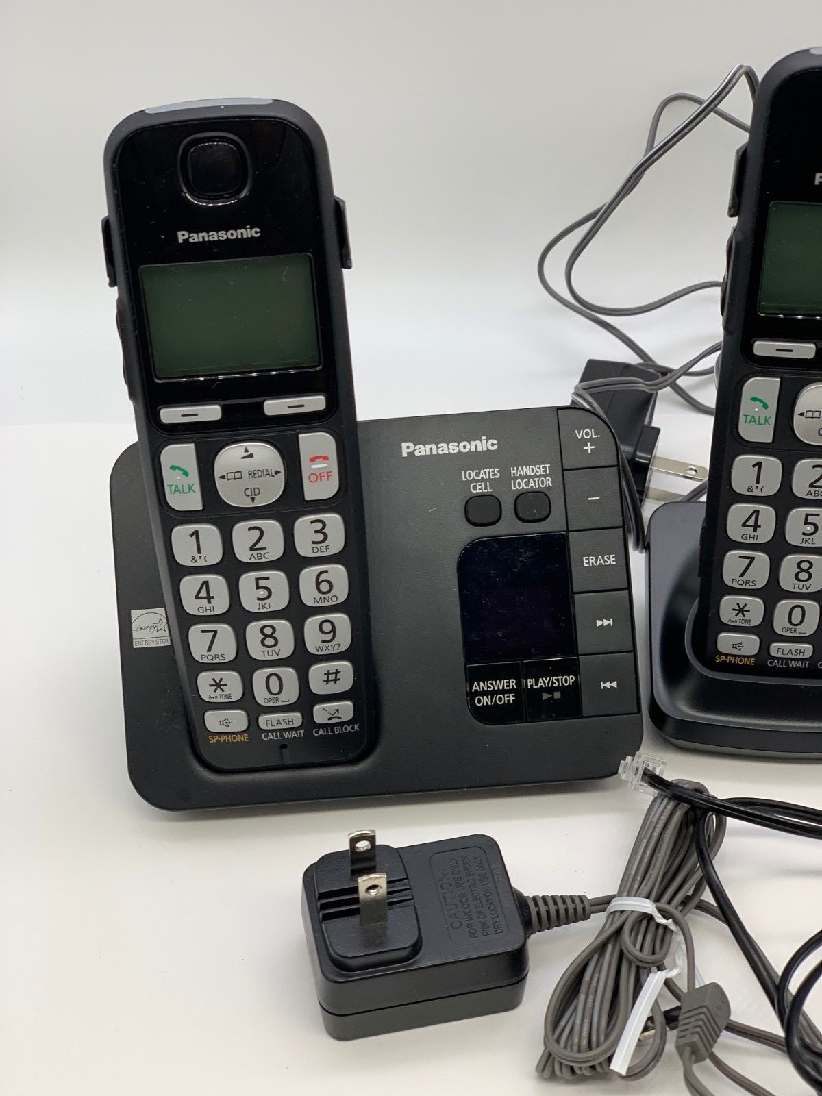 Panasonic KXTGE433B 1.9 GHz Single Line Cordless Phone