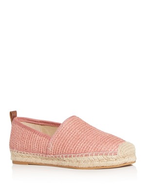 

SAM EDELMAN Женские розовые кожаные эспадрильи без шнуровки на платформе Khloe 7,5 м SAM EDELMAN, Розовый, G5015F1
