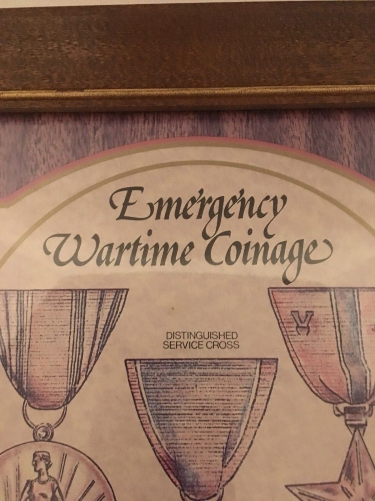 Kennedy Mint Heritage Collectors Series Emergency Wartime Coinage framed set