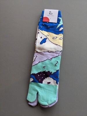  Tabi Split Toe Cotton Crew Socks - Flip Flops - Japanese   FREE UK P&P for 5