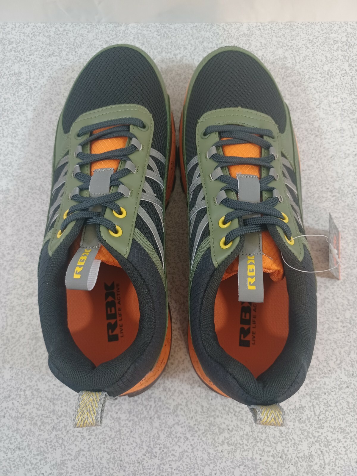 Orange Athletic Sneakers Shoes Size 