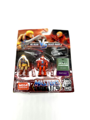 Mega Construx Pro Builders MOTU Masters of the Universe He-Man Vs Beast Man 44pc