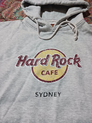 VINTAGE/RARE - SYDNEY HARD ROCK CAFE HOODIE (MENS XL)