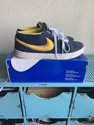 wear away blue nike blazers