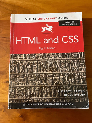 HTML and CSS with Access Code by Elizabeth Castro: Used Eighth Edition