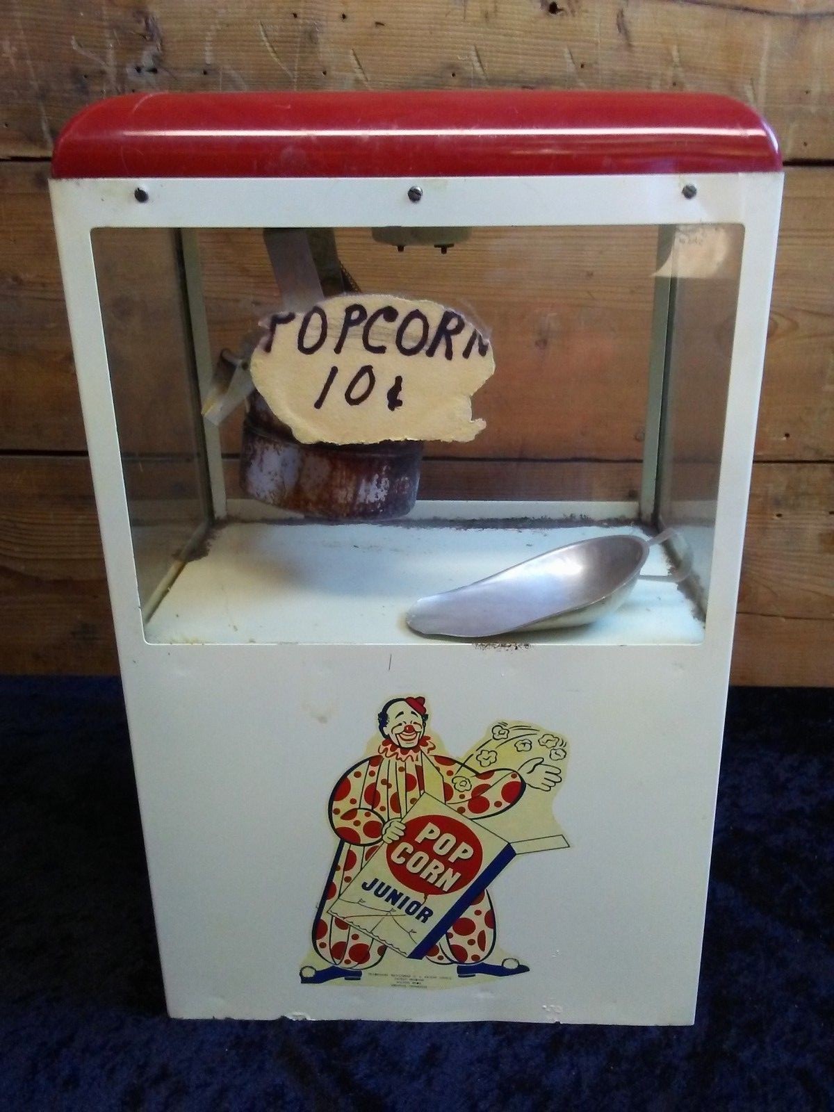 VINTAGE WILSON BROS POPCORN JUNIOR MAKER POPPER MACHINE IN ORIGINAL BOX *RARE*