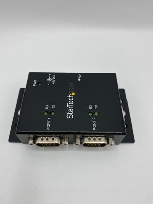 StarTech.com ICUSB2322I 2 Port Industrial WallMountabl USB to Serial Adapter Hub